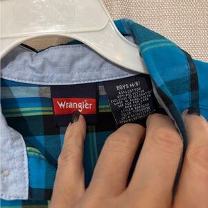 2pack Boys button down long sleeve shirts Size 8